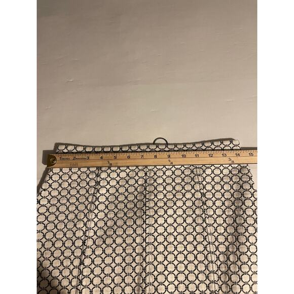Maeve Anthropologie Geometric Knit Pencil Skirt - Black & White - Small - Picture 5 of 7